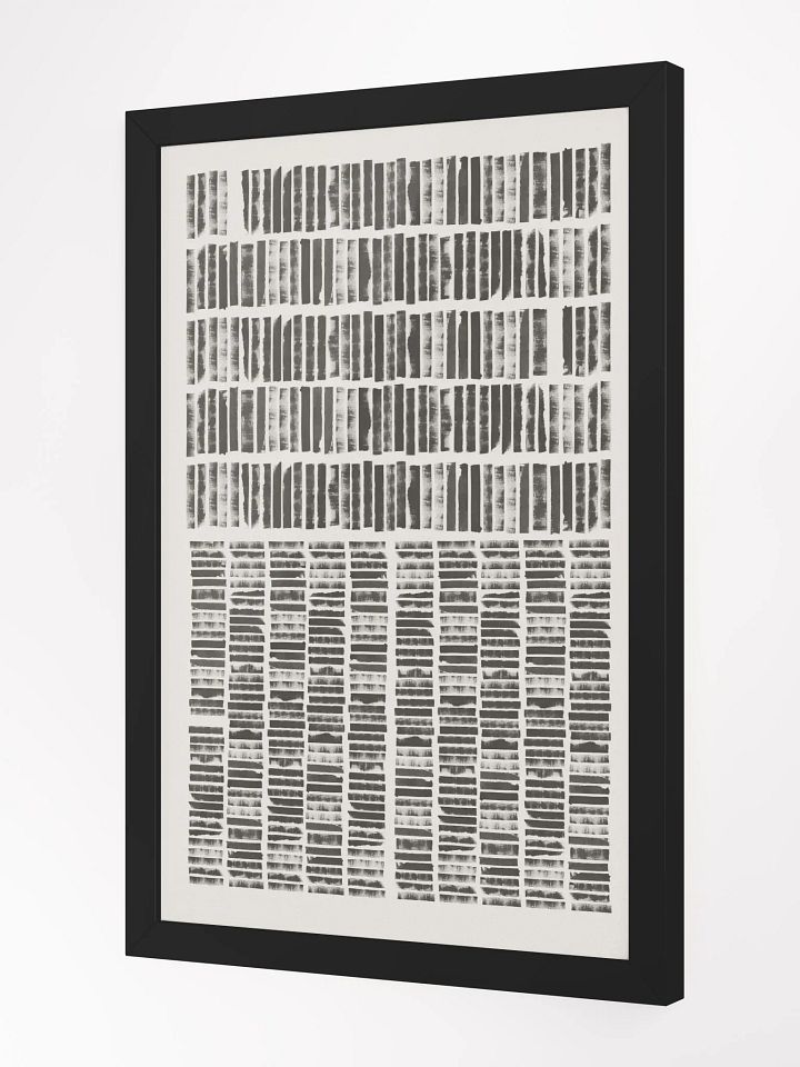 Abstract Gridlines Matte Poster | Modern Geometric Artwork for Stylish Wall Décor product image (2)