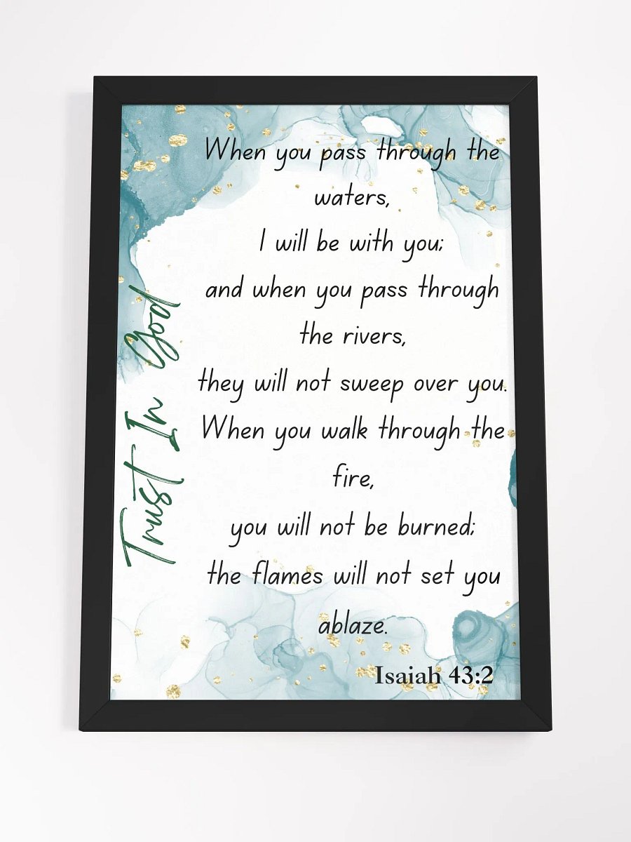 Trust In God Isaiah 43:2 product image (4)
