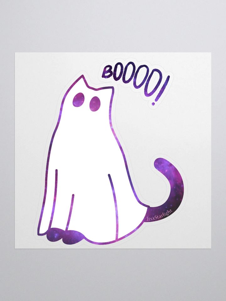 Halloween Cat Sticker-Cut Stickers product image (1)
