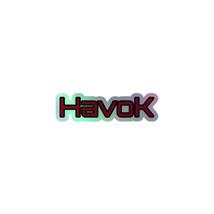 Holographic HavoK Sticker product image (1)