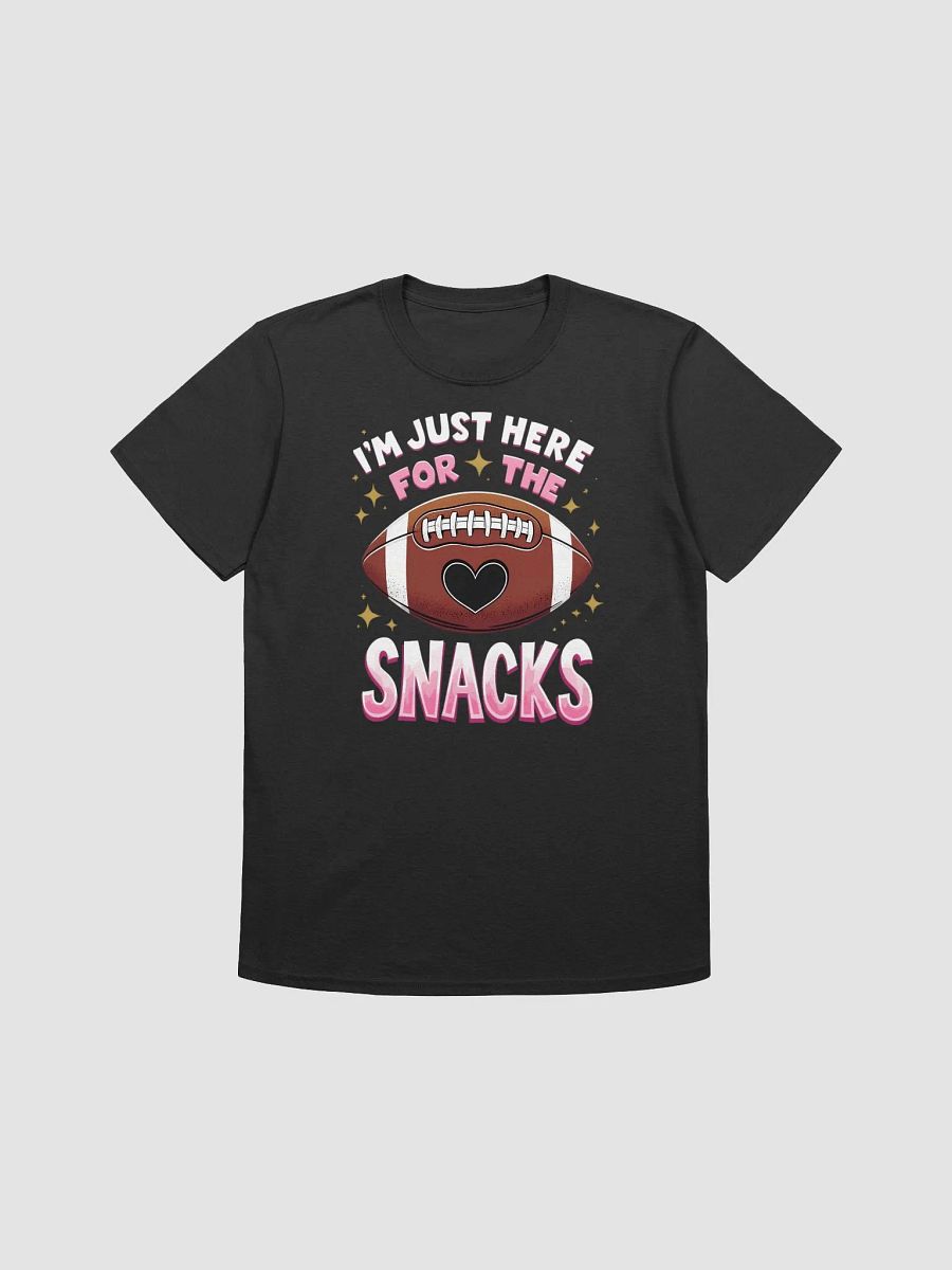 I'm Just Here for the Snacks" Funny Football T-Shirt product image (1)