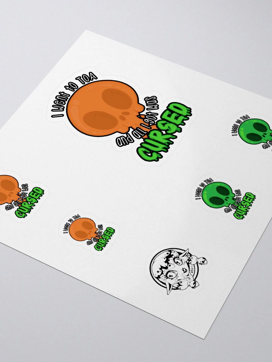 All I Got Was Cursed - Druid - Sticker Sheet product image (3)