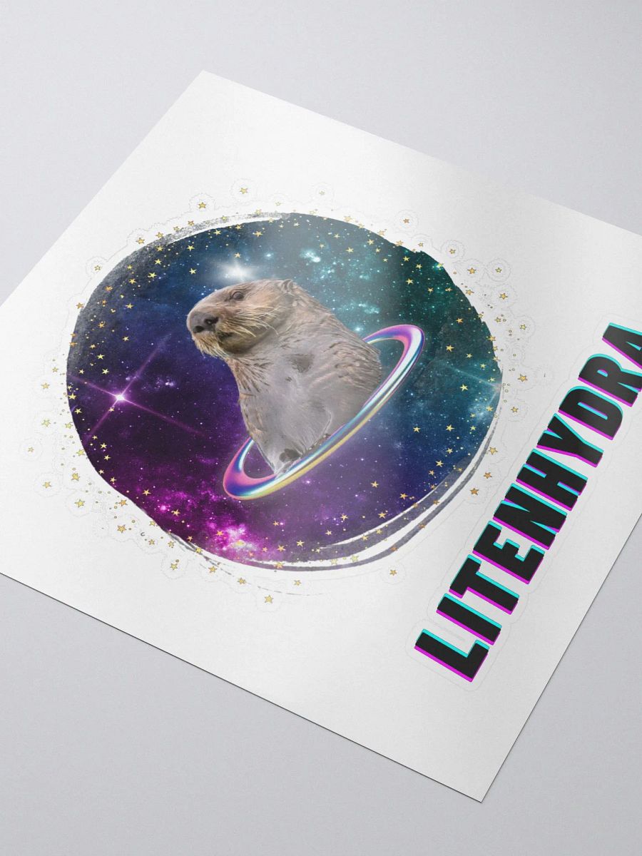 Sea Otter in Space Sticker product image (3)