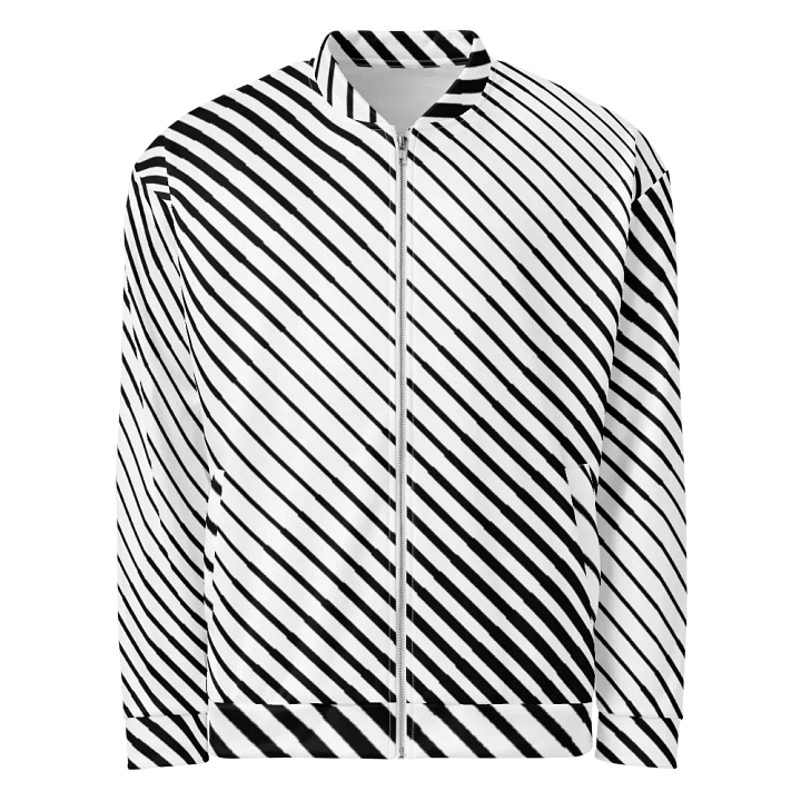 Customizable Monochrome Bomber Jacket product image (1)