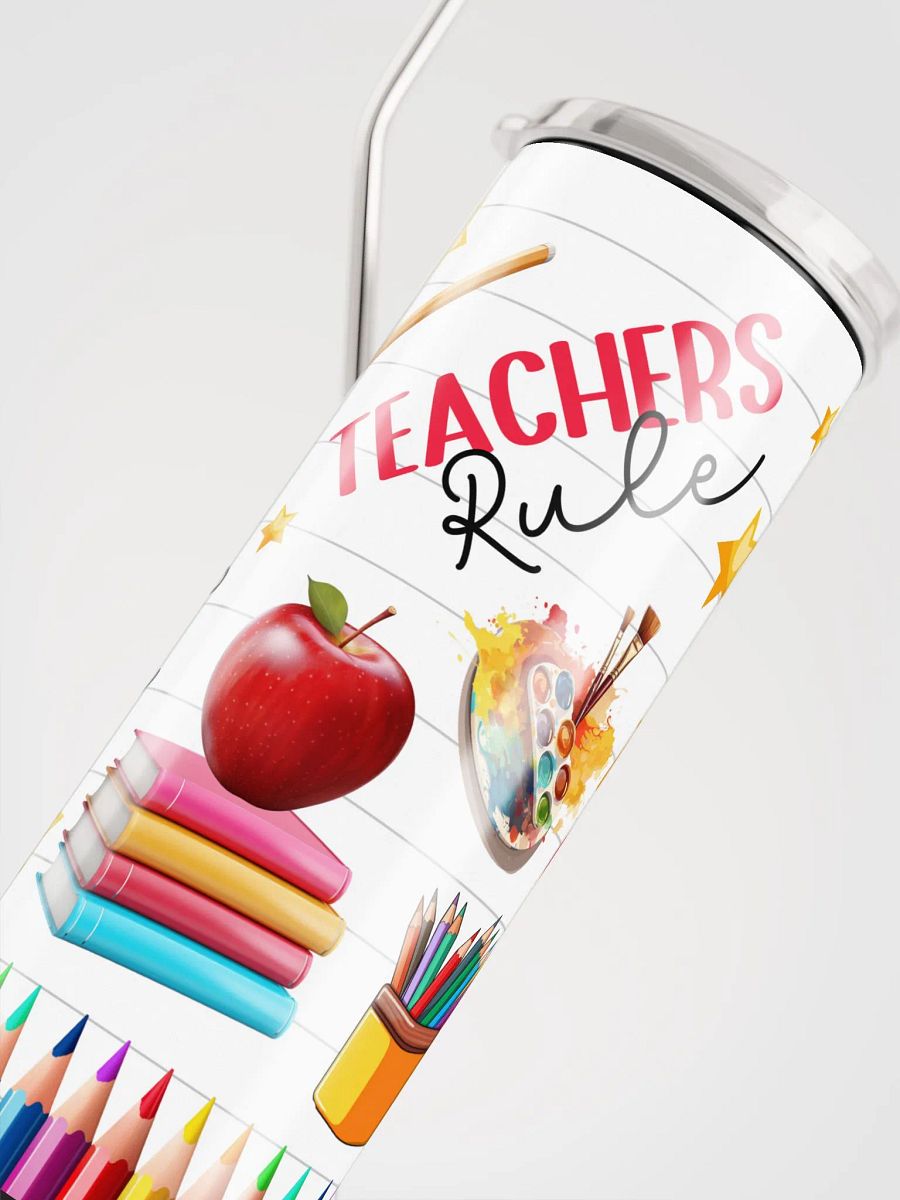 Rainbow Teacher Appreciation Tumbler product image (6)