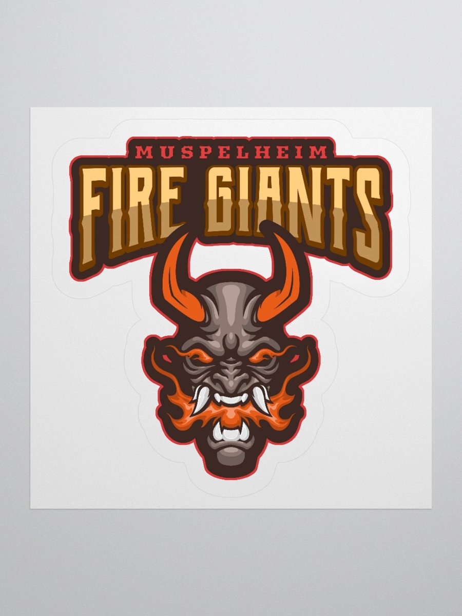 MUSPELHEIM FIRE GIANTS DECAL product image (1)