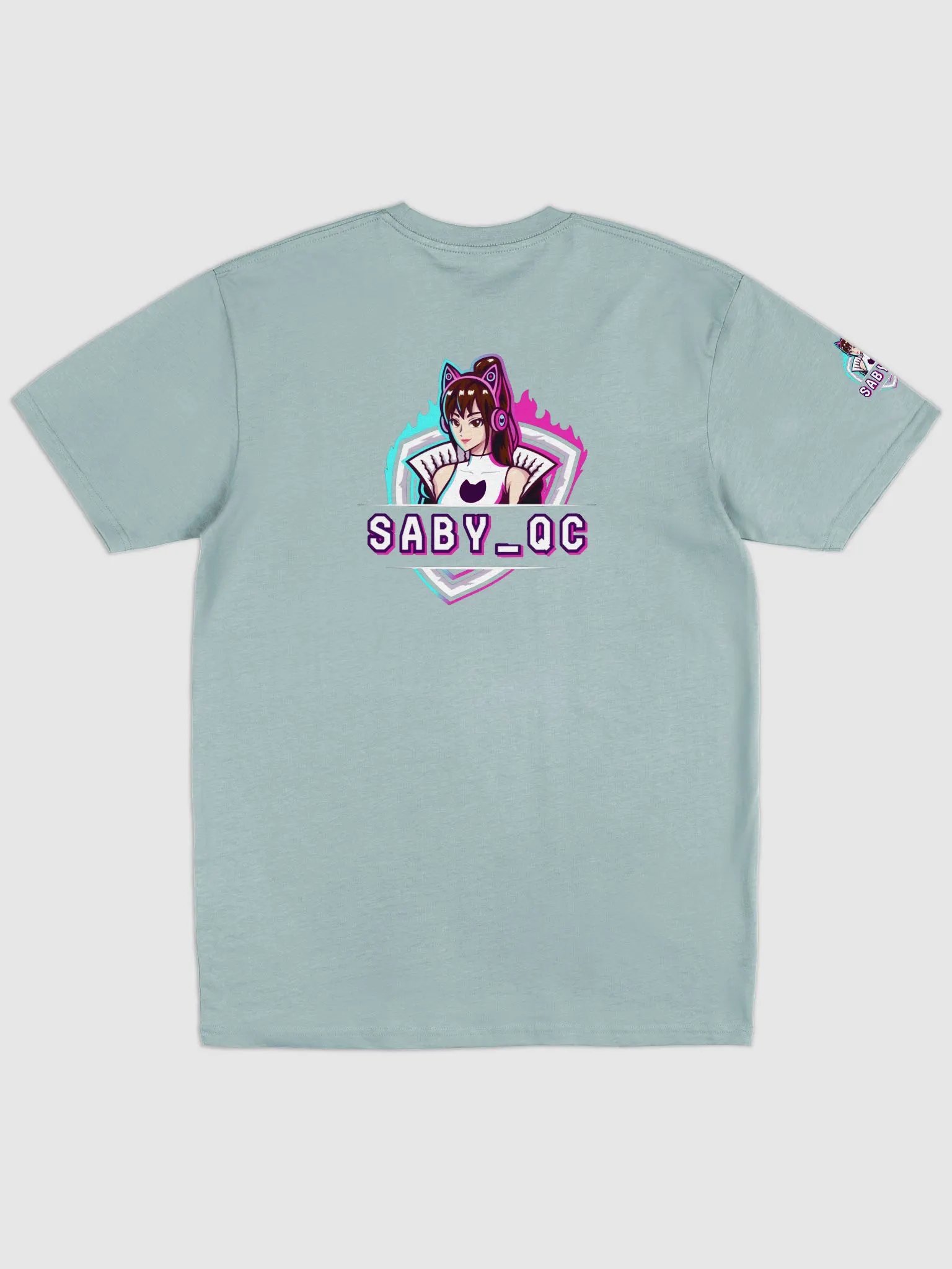 SABY_QC Cat-Ear Headphones Logo Tee product image (18)