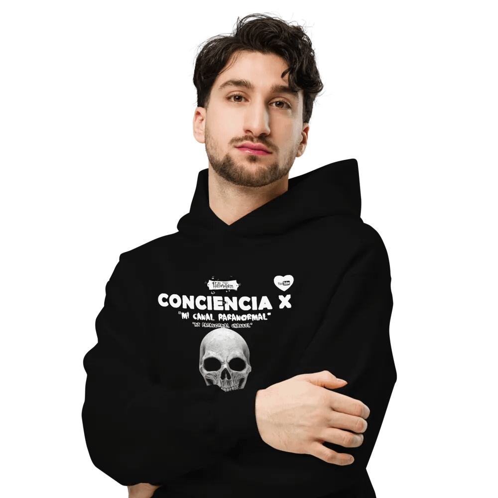 Paranormal Halloween Skull Oversized Hoodie product image (6)