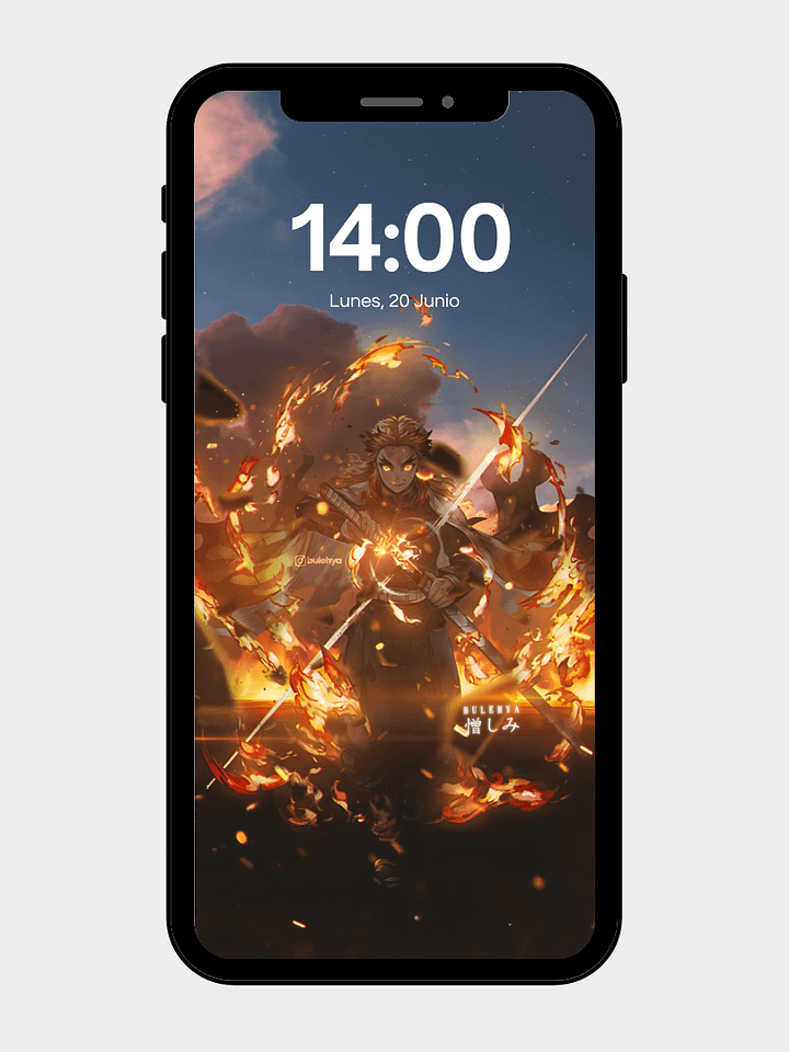 Demon Slayer Rengoku & Tanjiro Anime Wallpaper – 4K HD product image (1)