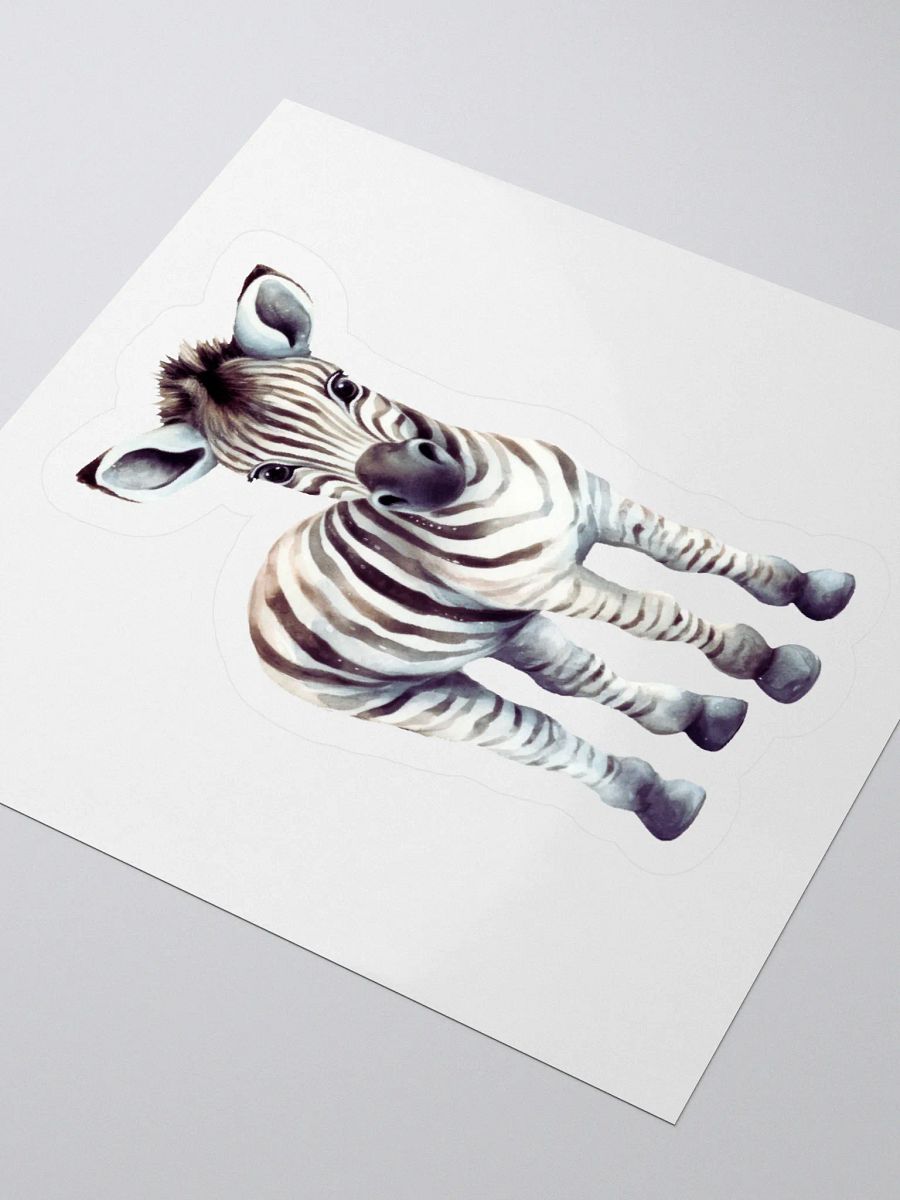 Whimsical Zebra Kiss Cut Stickers product image (9)