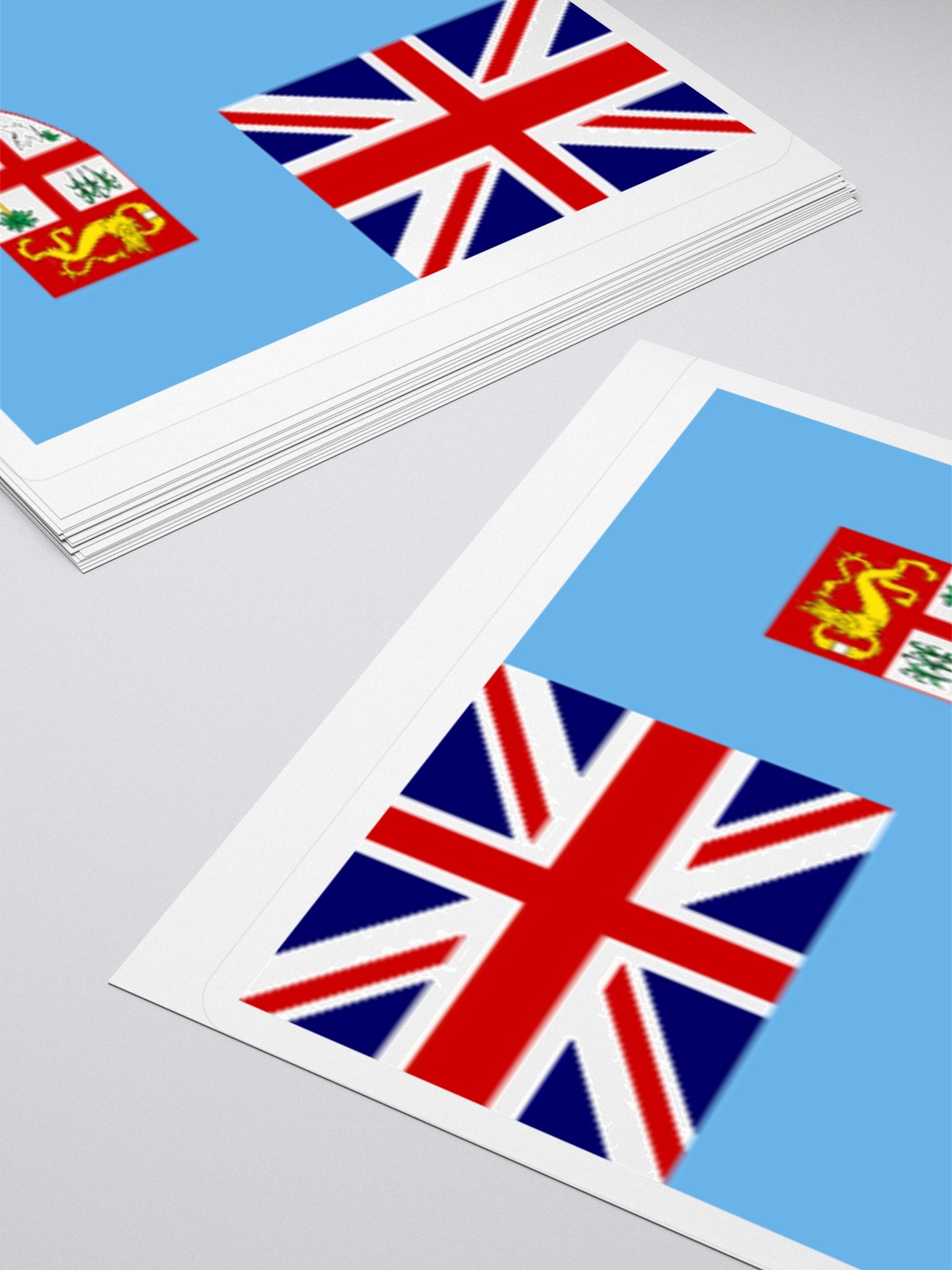 Fiji Flag Sticker | Union Jack Design | Durable Vinyl | 3 Sizes product image (11)