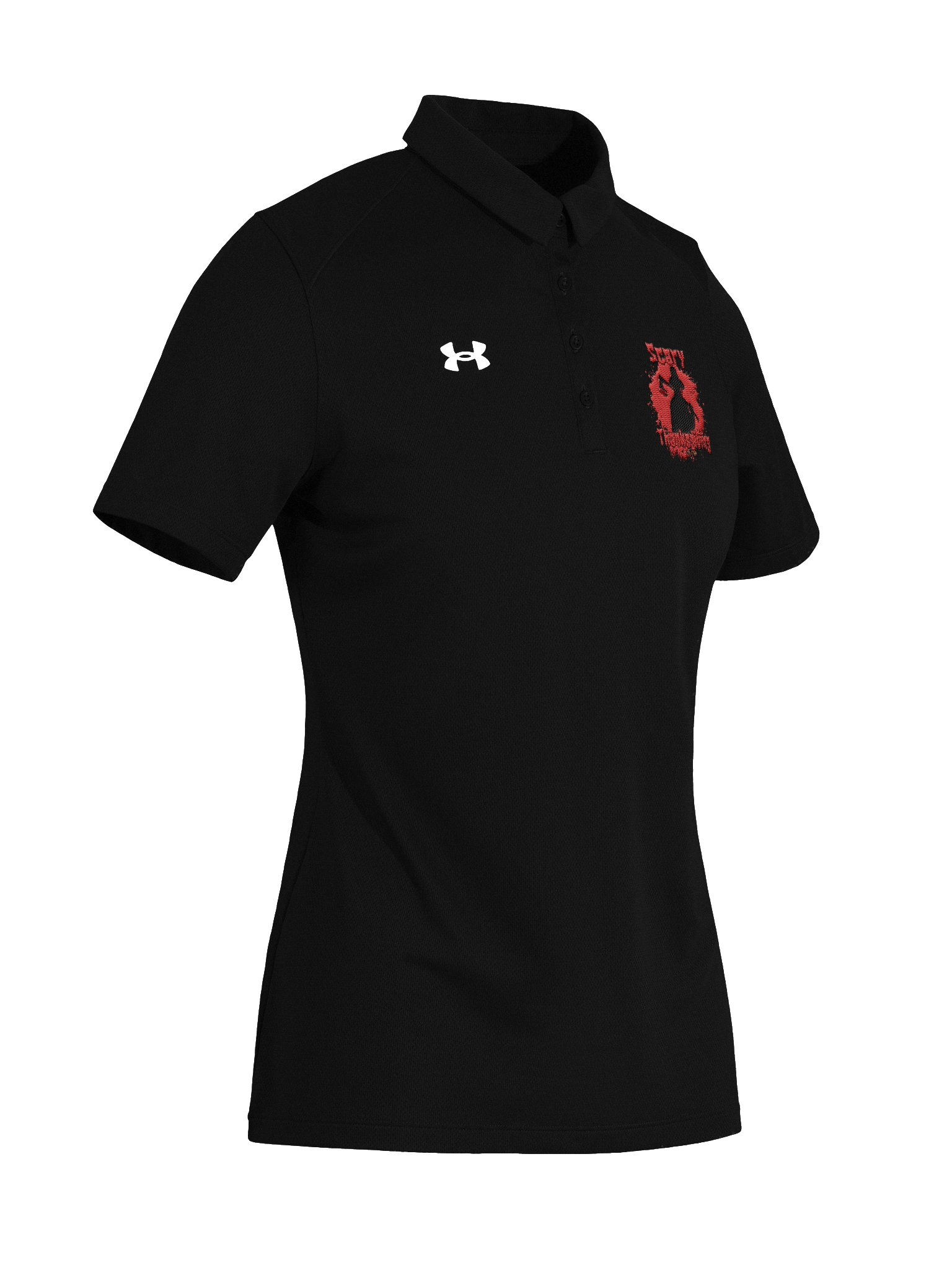 Scary Thanksgiving Axe Silhouette Polo Shirt product image (4)
