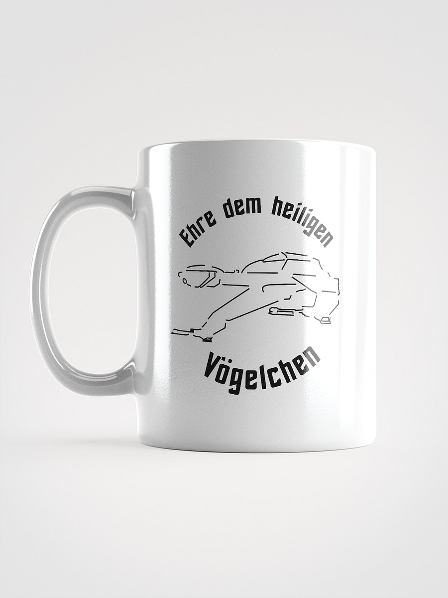 Ehre dem Vögelchen - Tasse weiß product image (6)