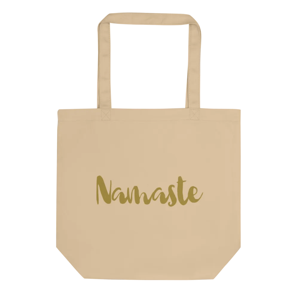 Namaste Text Eco-Friendly Tote Bag product image (3)