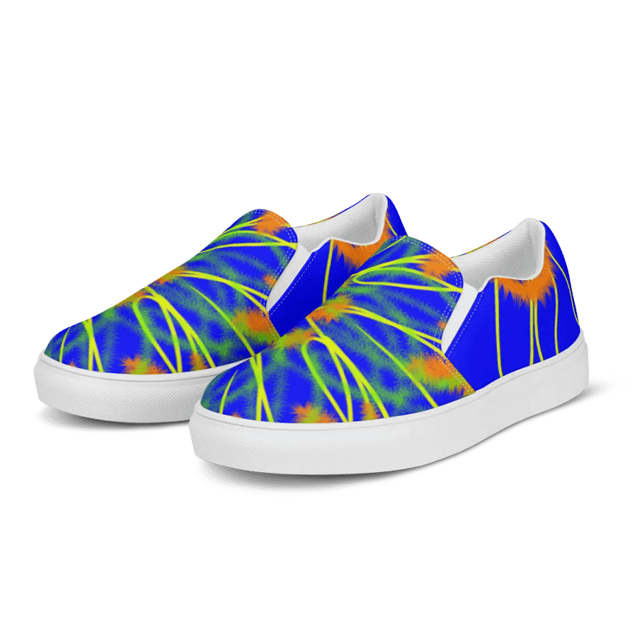Neon Floral Frenzy Slip-Ons product image (4)