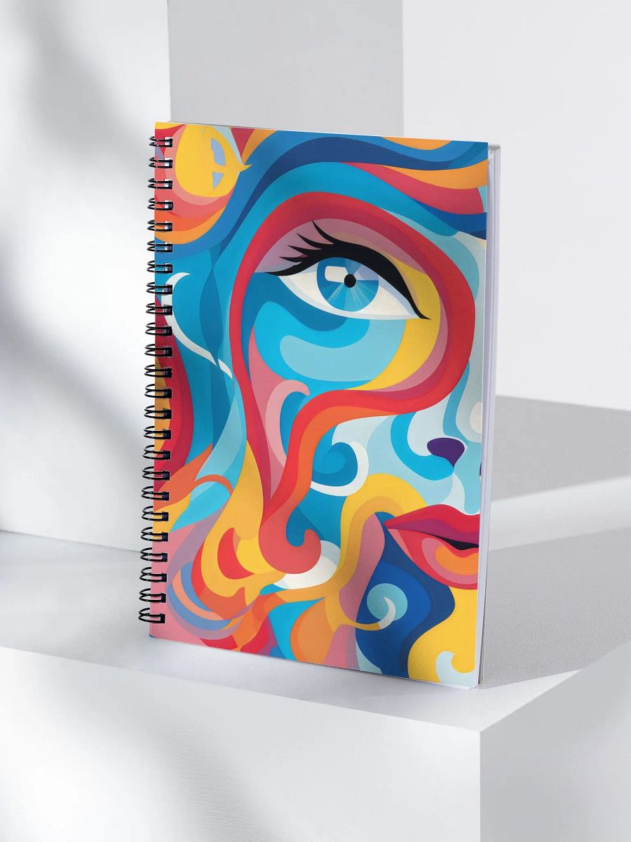 Swirling Spectrum Spiral Notebook product image (4)