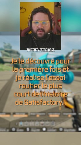 L’essai routier le plus court de l’histoire de Satisfactory… 😅#satisfactory