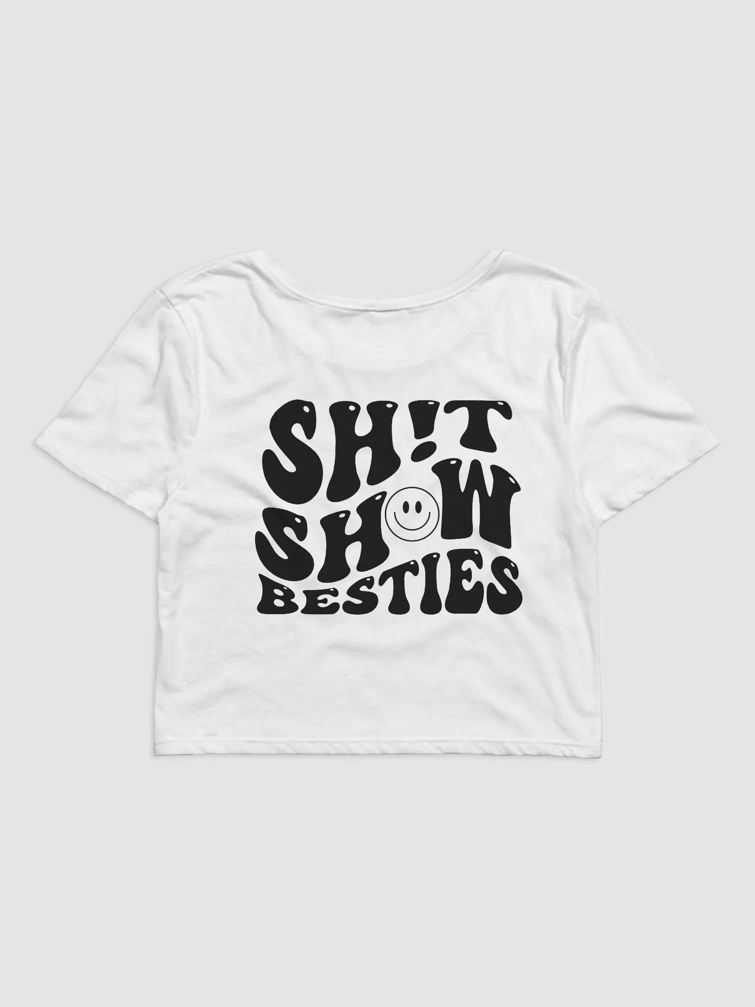 Shit Show Besties Unisex Crop Top product image (2)