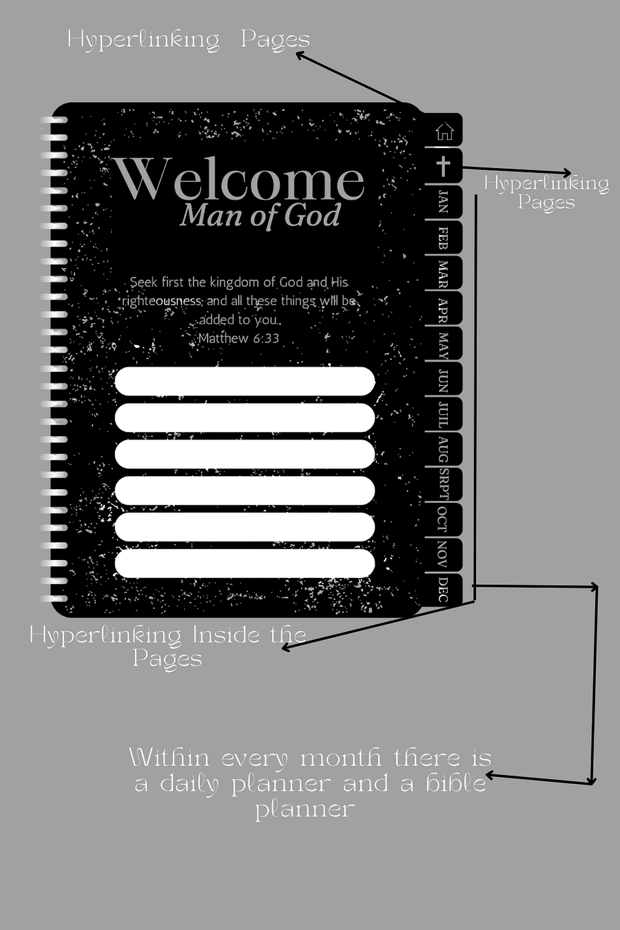 New Digital Faith-Based Planner product image (4)