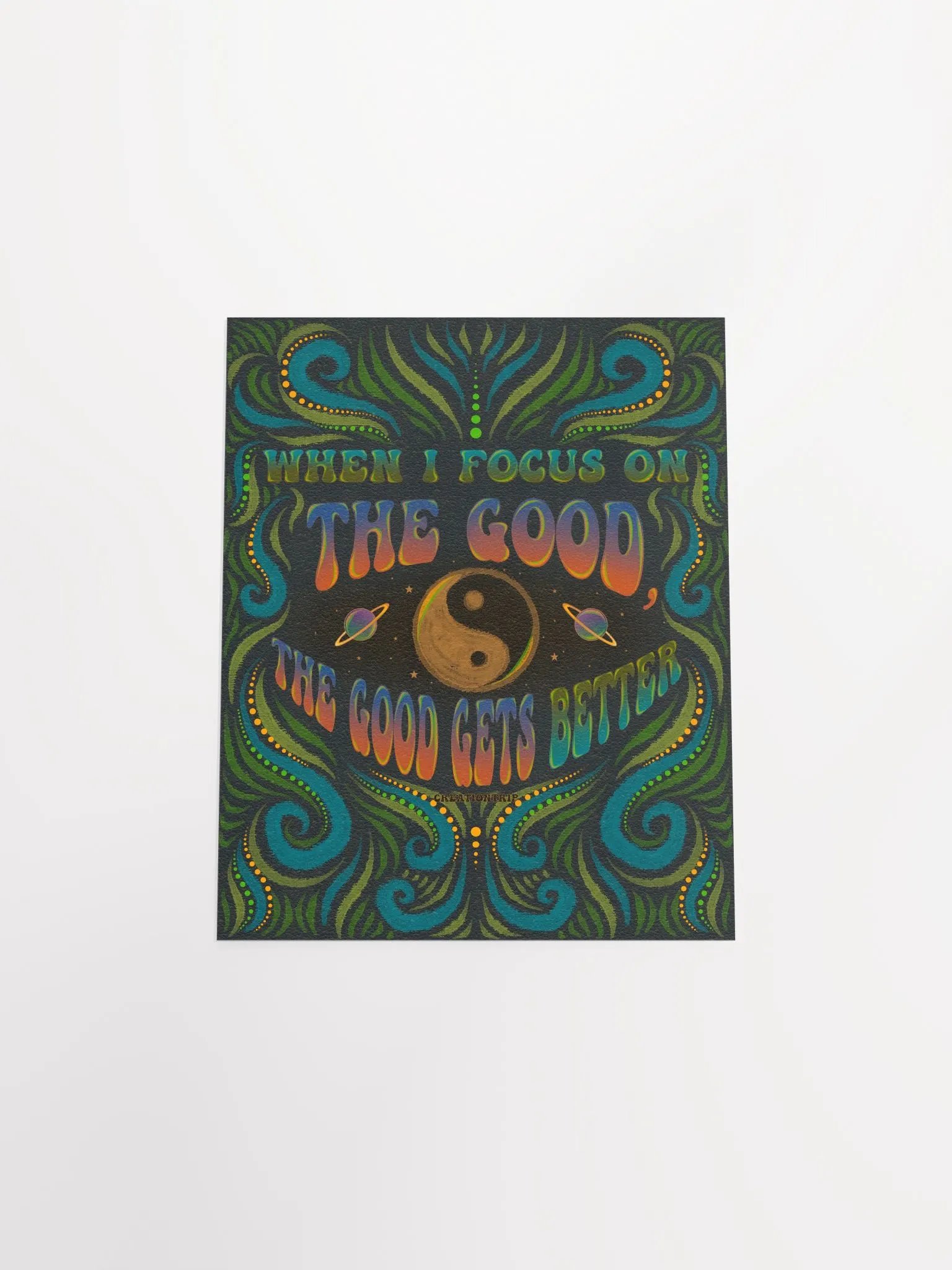 Matte Poster - Focus On The Good product image (4)