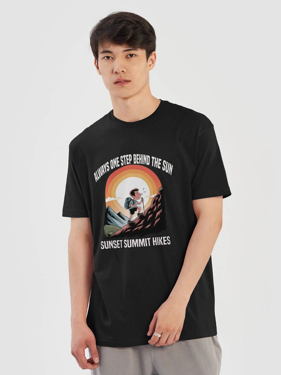Sunset Summit Hikes – Always One Step Behind the SunT-Shirt product image (27)