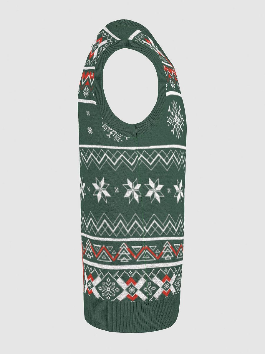 Cozy Jacquard V-Neck Vest product image (7)