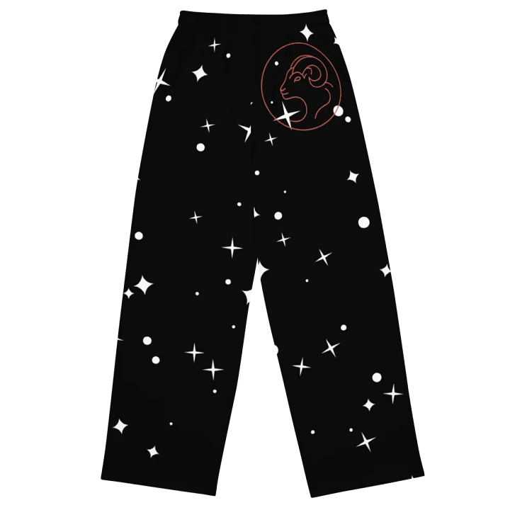 Starry Aries Unisex Wide-Leg Pants product image (2)