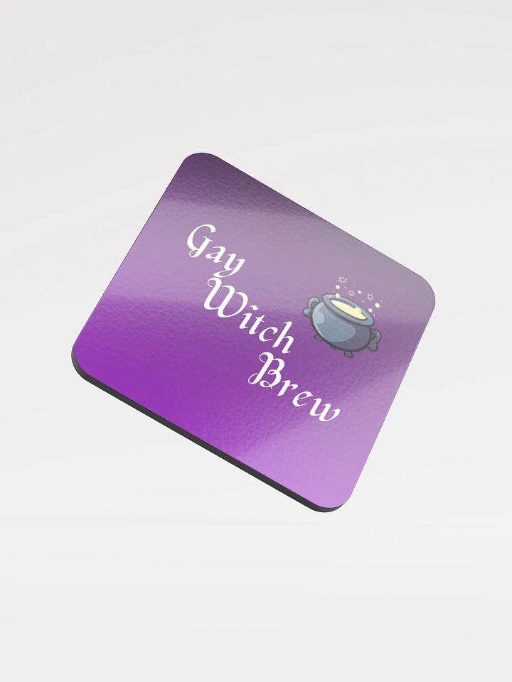 Gay Witch Brew Coaster product image (1)