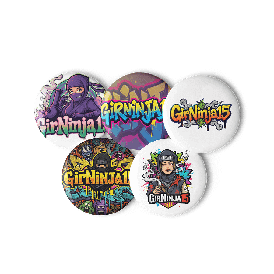 GirNinja 15 Pin Button Set product image (3)