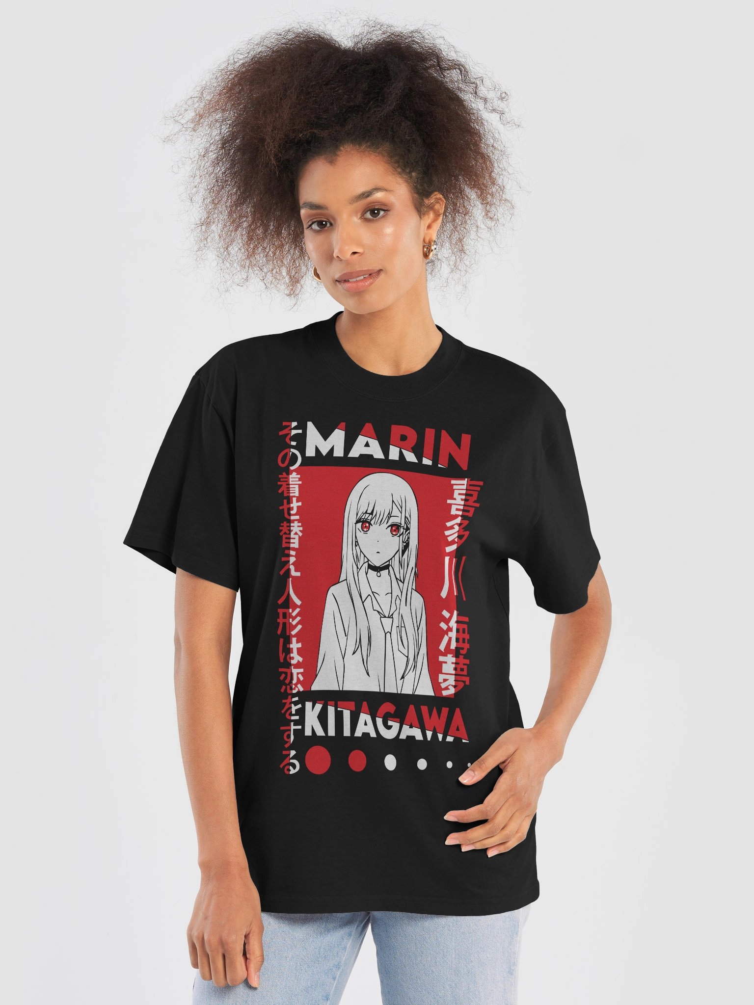 🎭 Marin Kitagawa: Monochrome Muse Tee product image (5)