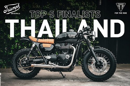🇹🇭 ZEUS CUSTOM from Thailand has made it to the Top 5 finalists!
In the global custom build competition: Triumph Originals 20...