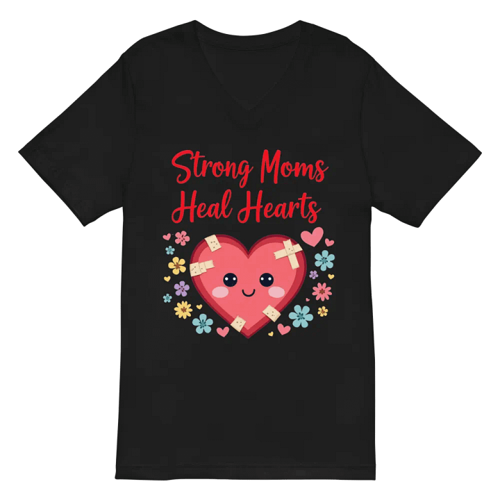 Strong Moms, Healing Hearts V-Neck Tee product image (3)