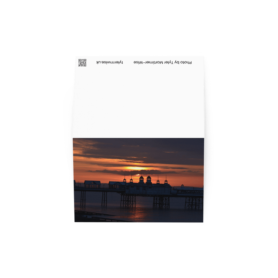 British Pier Sunrise (Greeting Card) product image (3)