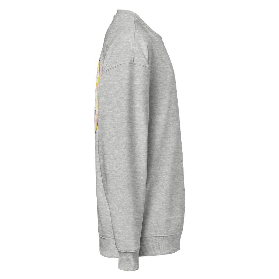 Retro Love 404 Not Found (Back Print) Organic Oversized Unisex Sweatshirt product image (12)