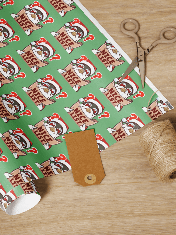 Loon Wrapping - Roll - Nice List? product image (1)