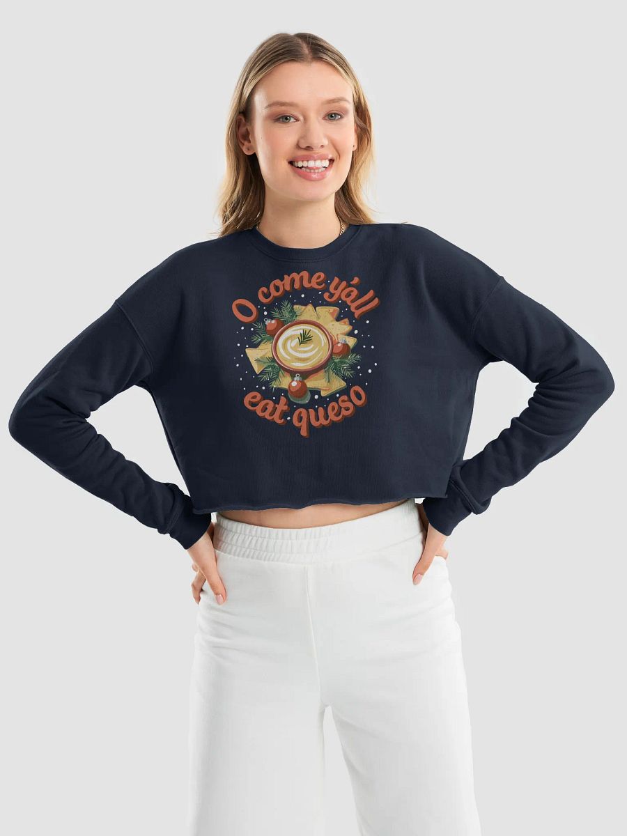 O Come Y'all Eat Queso Distressed Cutoff Fleece Sweatshirt product image (2)