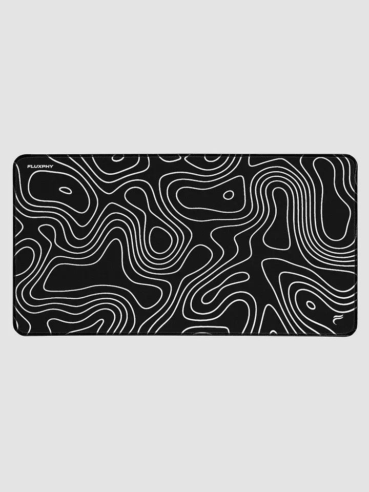 Black Topography Mousepad by Fluxphy product image (1)