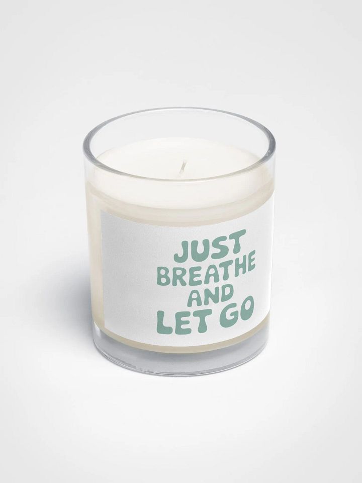 Just Breathe And Let Go Candle product image (2)