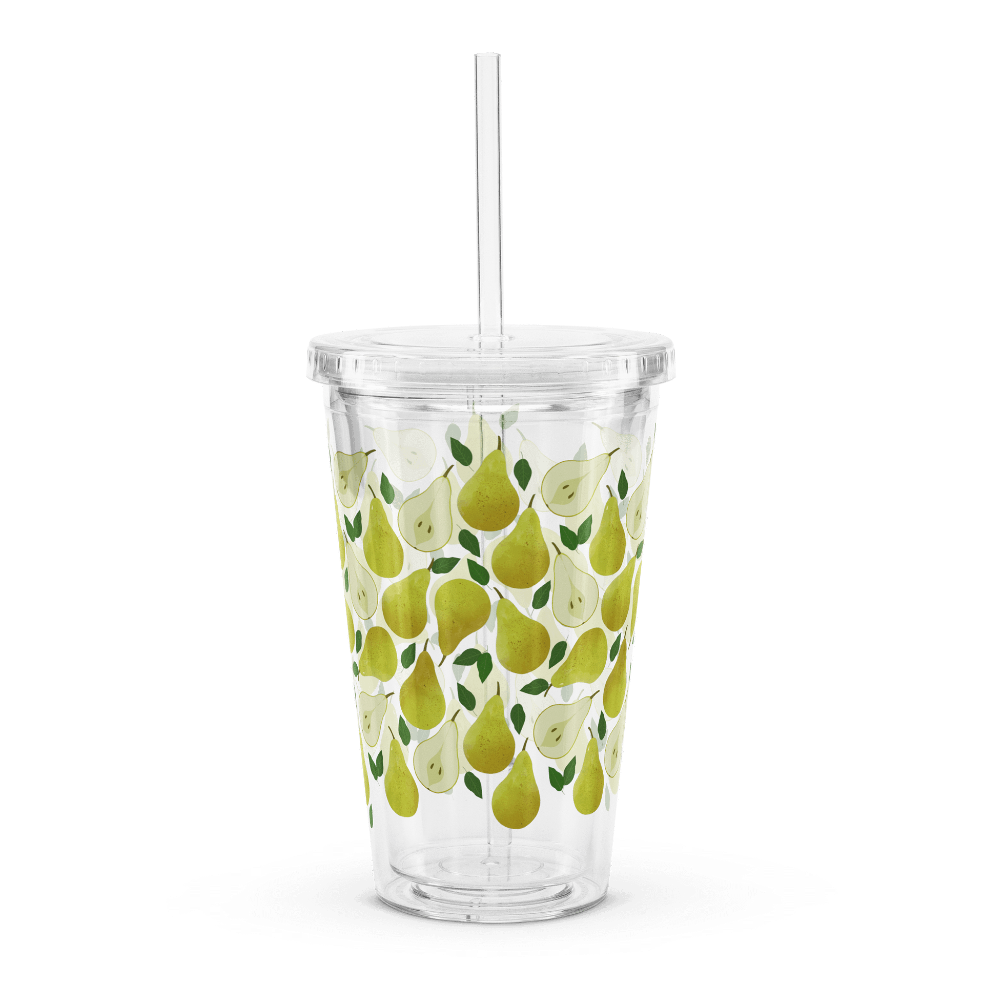 Pear Pattern 16 oz Tumbler, Green product image (4)