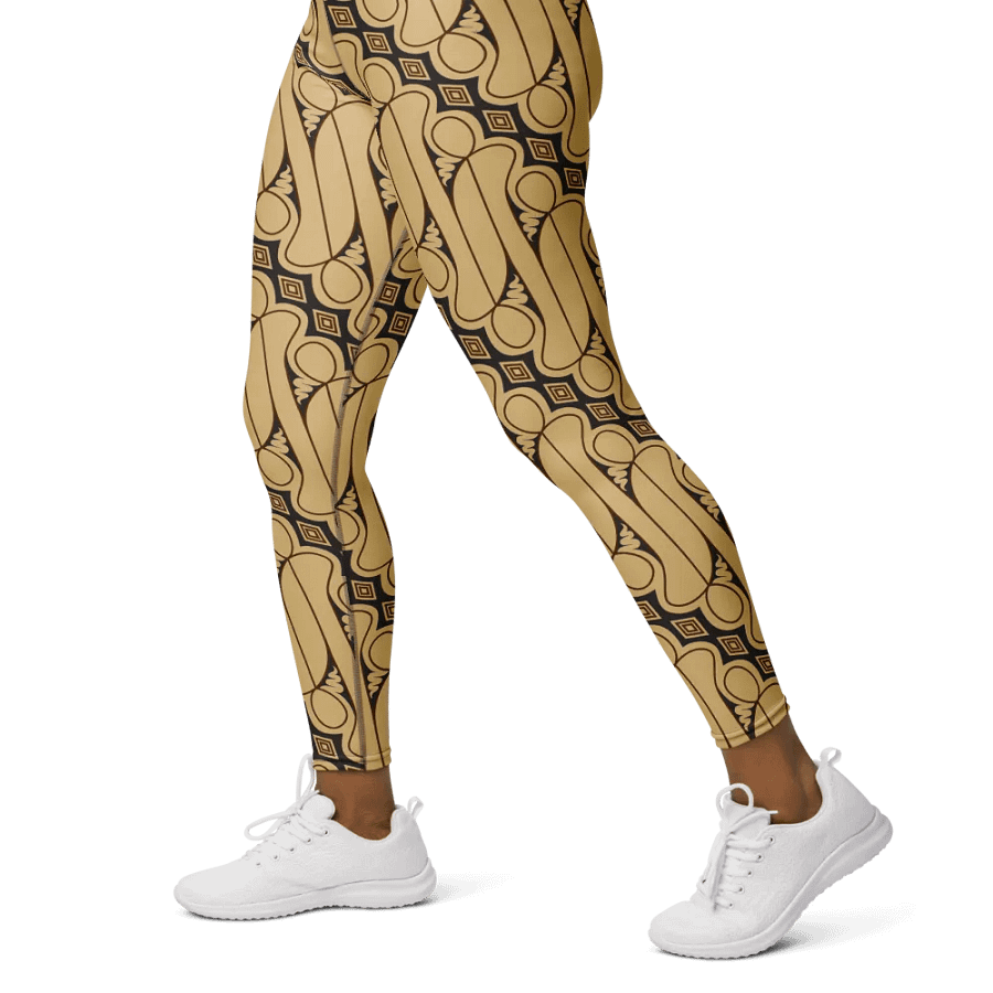 Batik Parang Rusak Full Length Yoga Leggings product image (6)