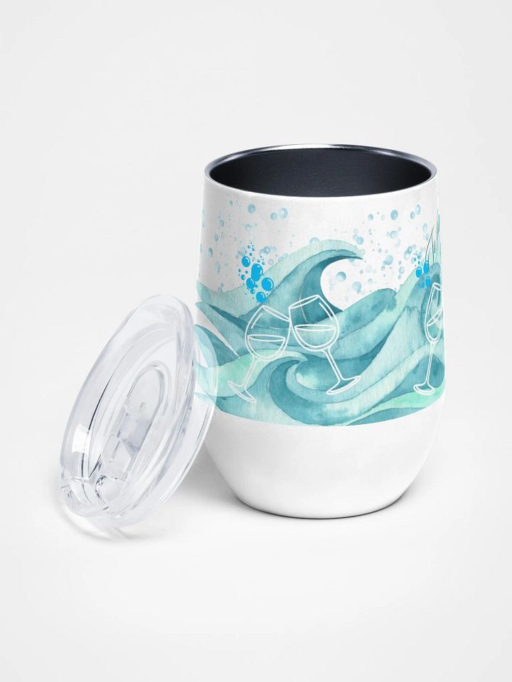 Wave Celebration Wine Tumbler for moms dads friends hosts product image (2)