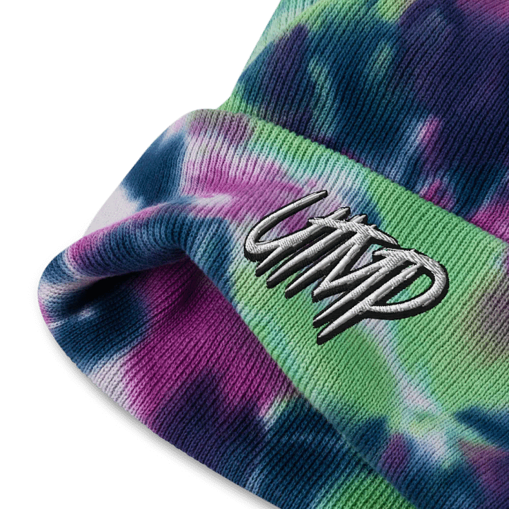 Embroidered Cuffed Beanie - UTMP WHITE LOGO product image (2)
