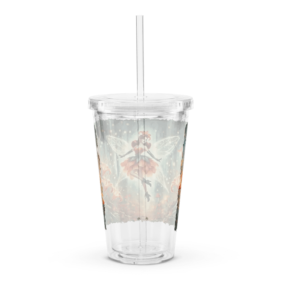 Enchanted Orange Lily Fairy Double Wall Tumbler product image (2)