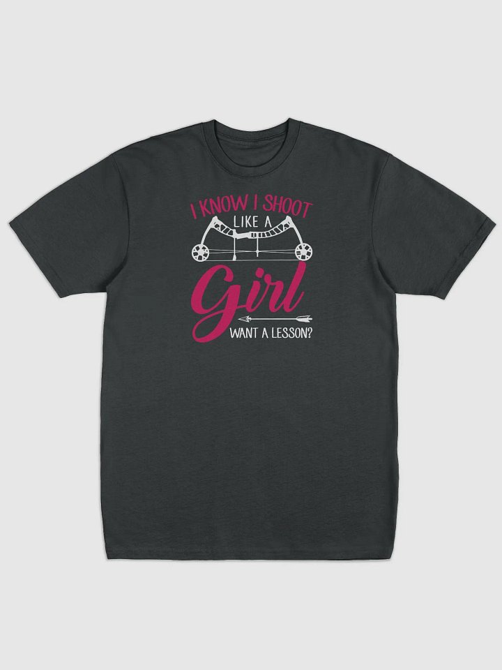 GHTVHub-Shoot Like a Girl Arctic Hunter Emblem Cotton T-Shirt product image (1)