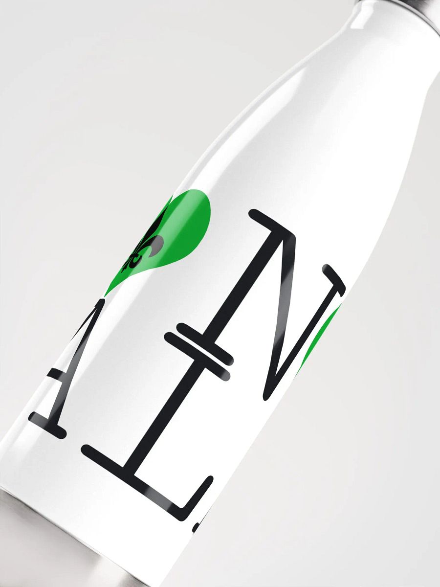 I LOVE NOLA **BIGSHOT BOTTLE** (GREEN HEART STAINLESS STEEL) product image (5)