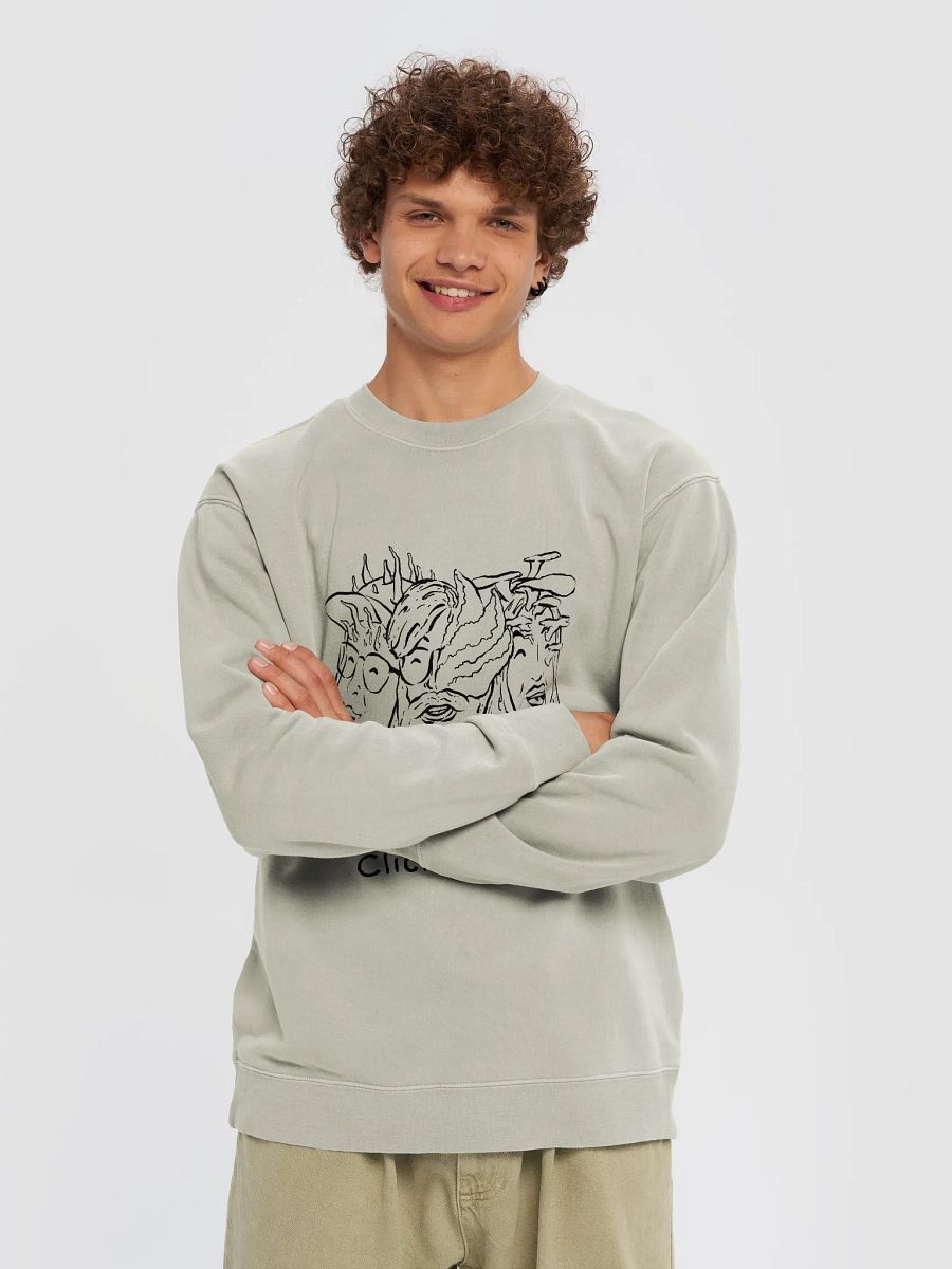 ClickerBait Hosts Black Outline Sweatshirt product image (2)