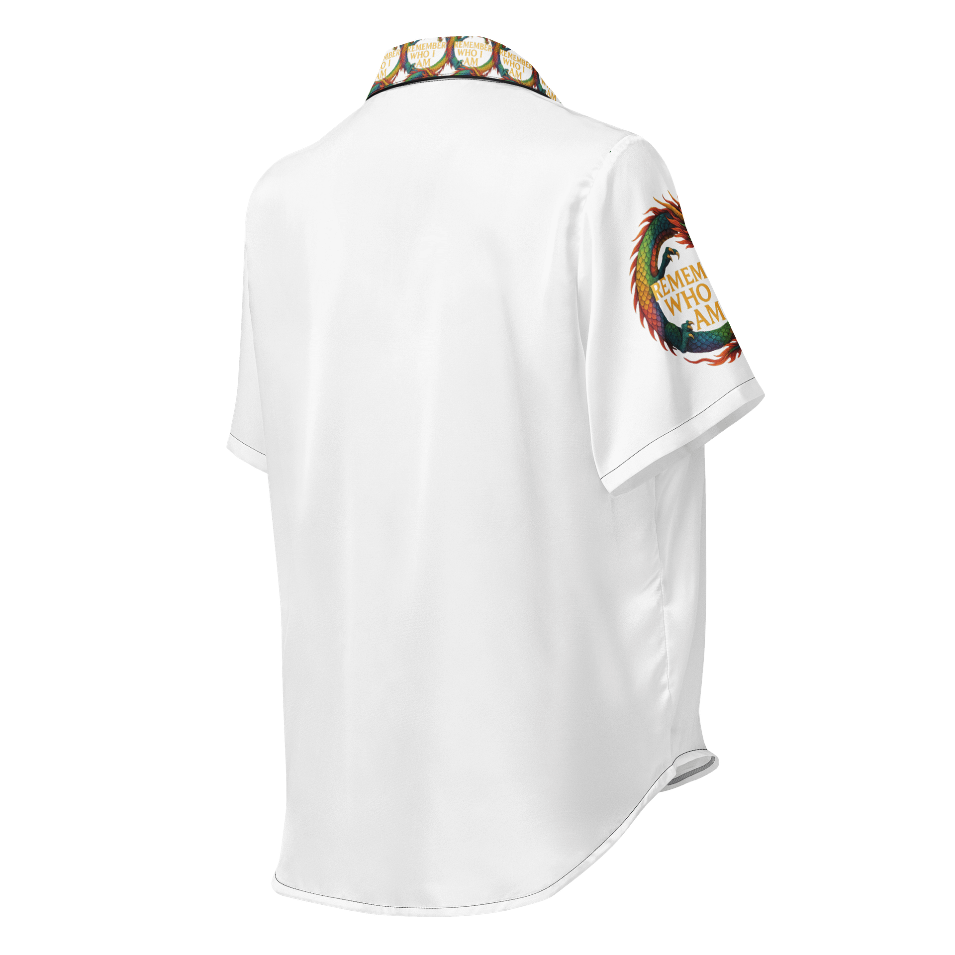 🕊️ Remember Who I Am – Silky Statement Pyjama Shirt Soft to the touch. Loud in meaning. product image (2)