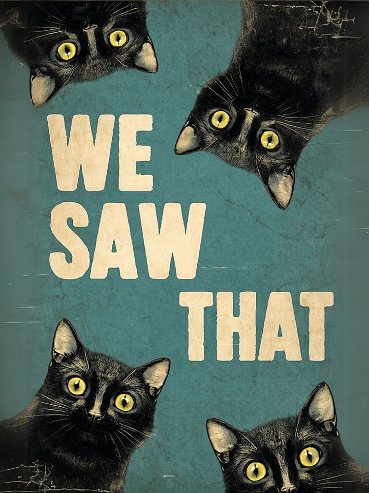 We Saw That - Framed Matte Poster product image (1)