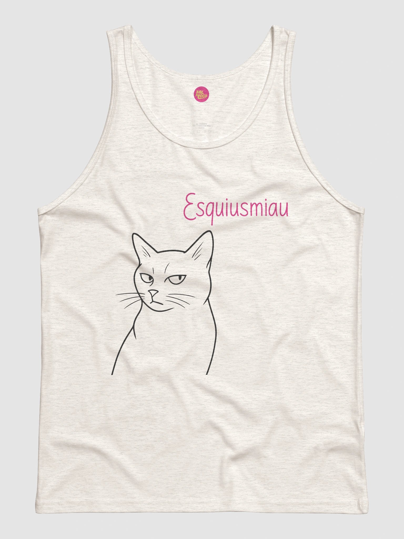 "Esquiusmiau" Tank (Light) product image (3)