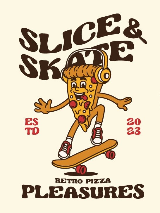 Pizza Slice Mascot Character Illustration Design product image (1)